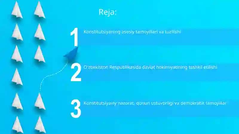 O'zbekiston Respublikasi Konstitutsiyaning asosiy prinsiplari 2