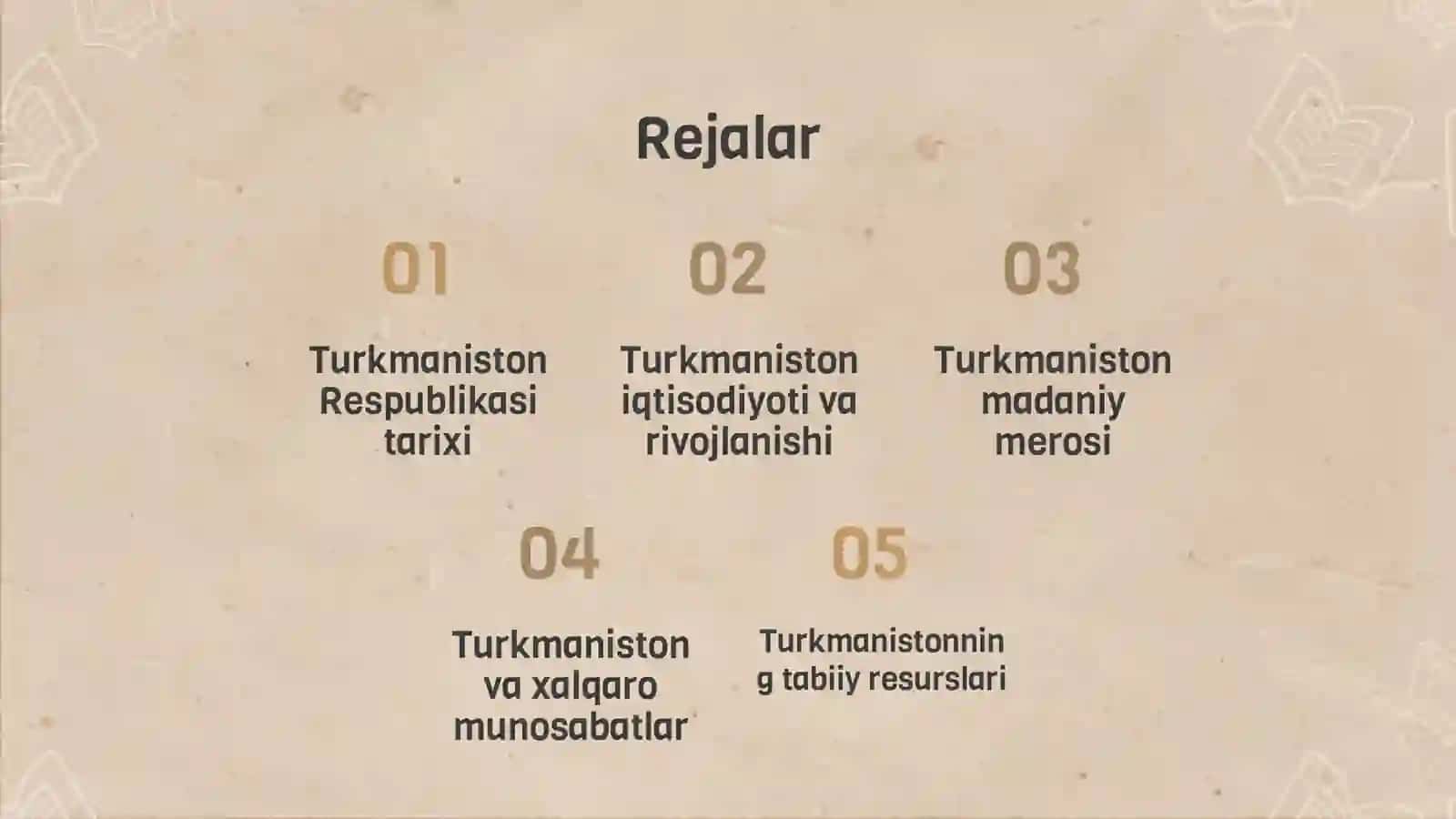 Turkmaniston Respublikasi 2
