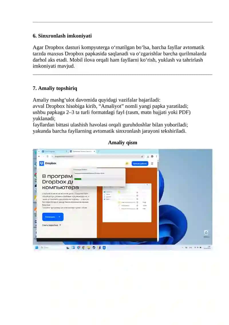 Dropbox xizmati haqida 2