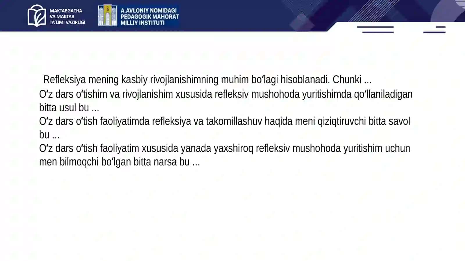 Kasbiy faoliyatni rivojlantirishda individual va hamkorlik faoliyatini tashkil etish metodikasi 2