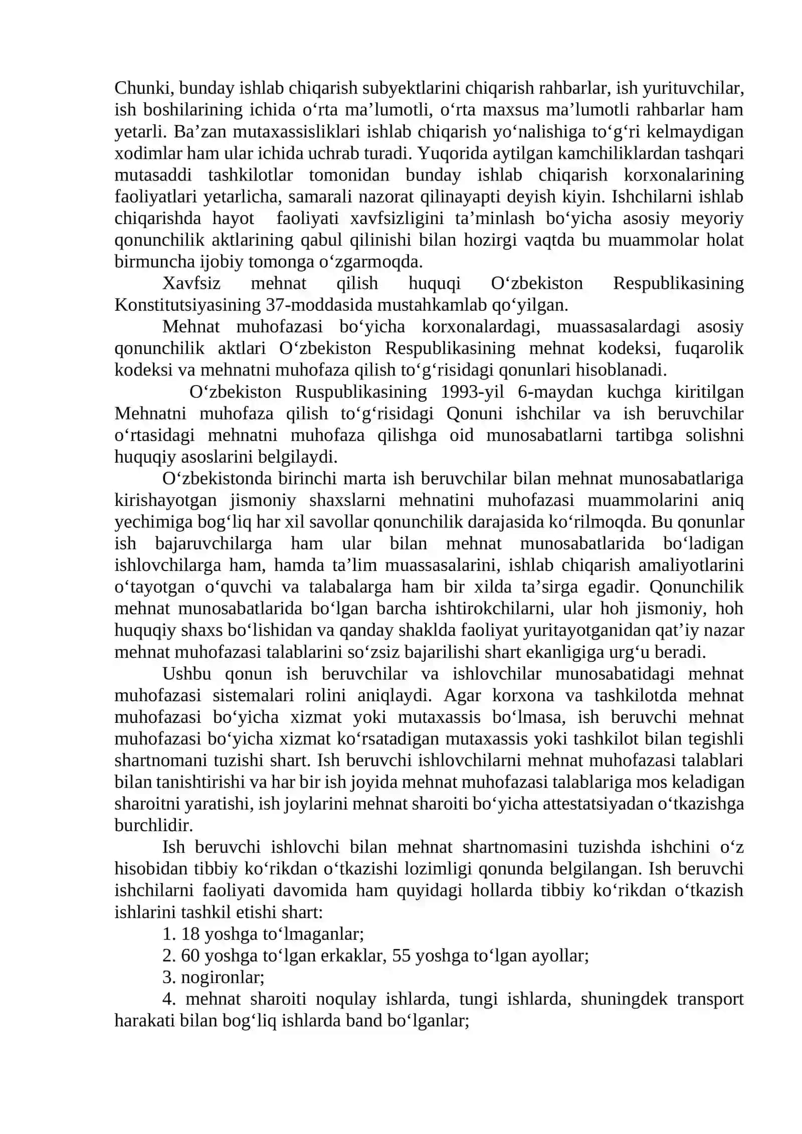 4-Ma’ruza: Hayot faoliyati xavfsizligining huquqiy va tashkiliy asoslari 2