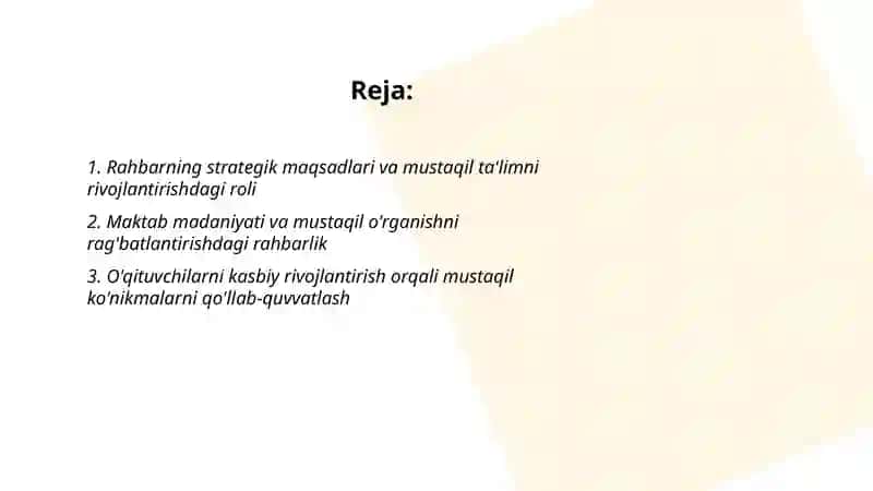 Rahbarlik faoliyatining roli 2