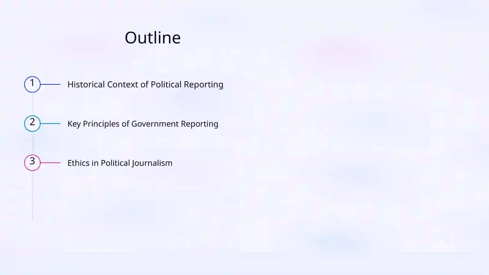 Politics and Government Reporting 2