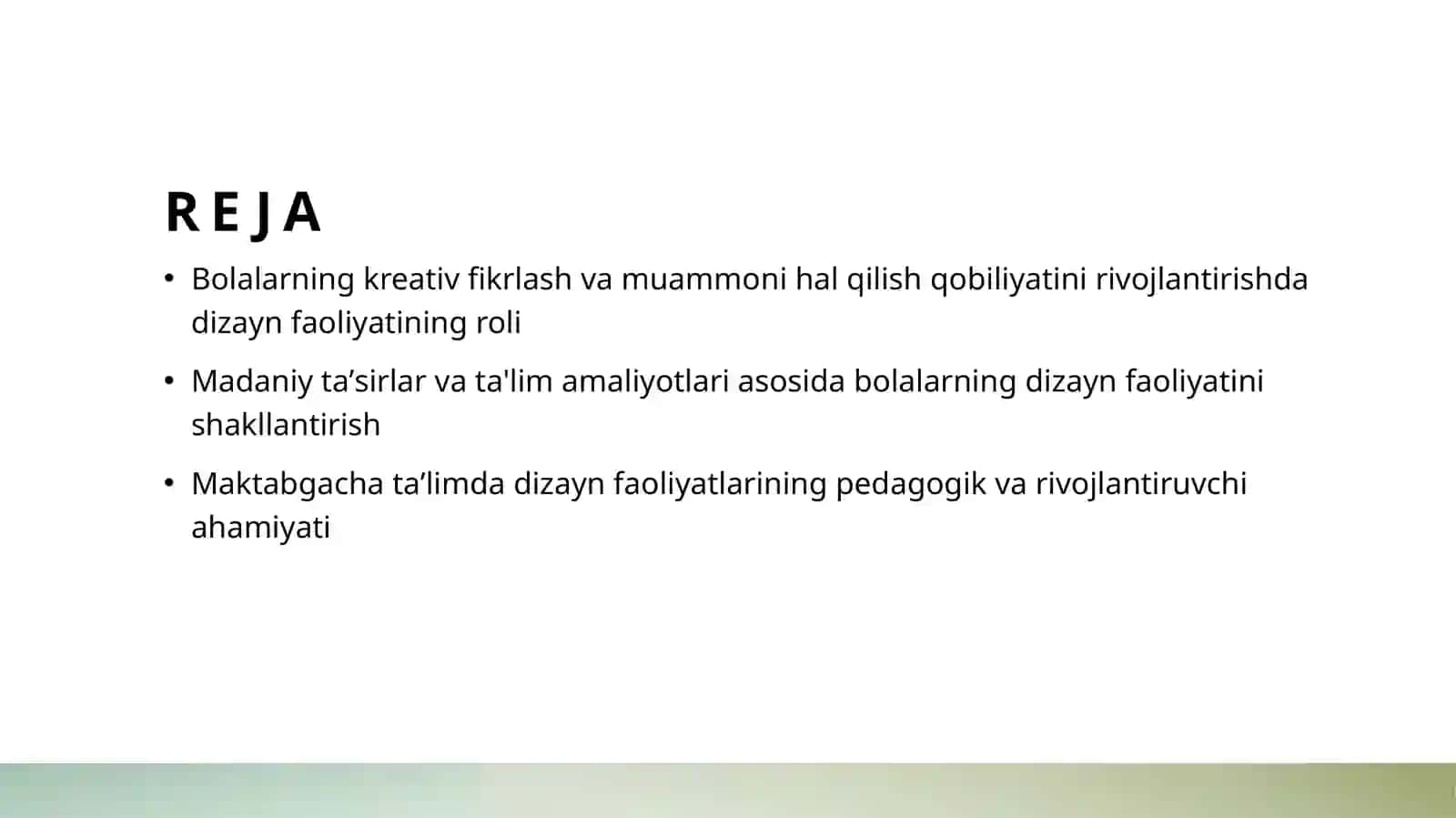 Maktabgacha taʼlim tashkilotlarida bolalarning dezayin faoliyatlari 2