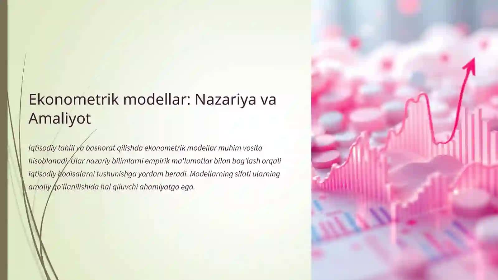 Ekonometrik modellar sifatini baholash 2
