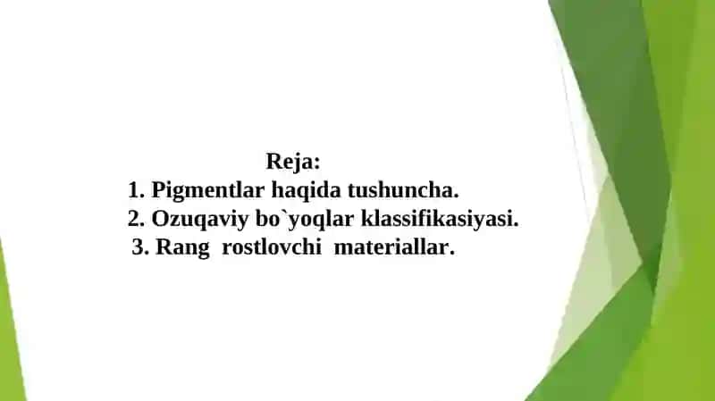 Pigmentlar 2