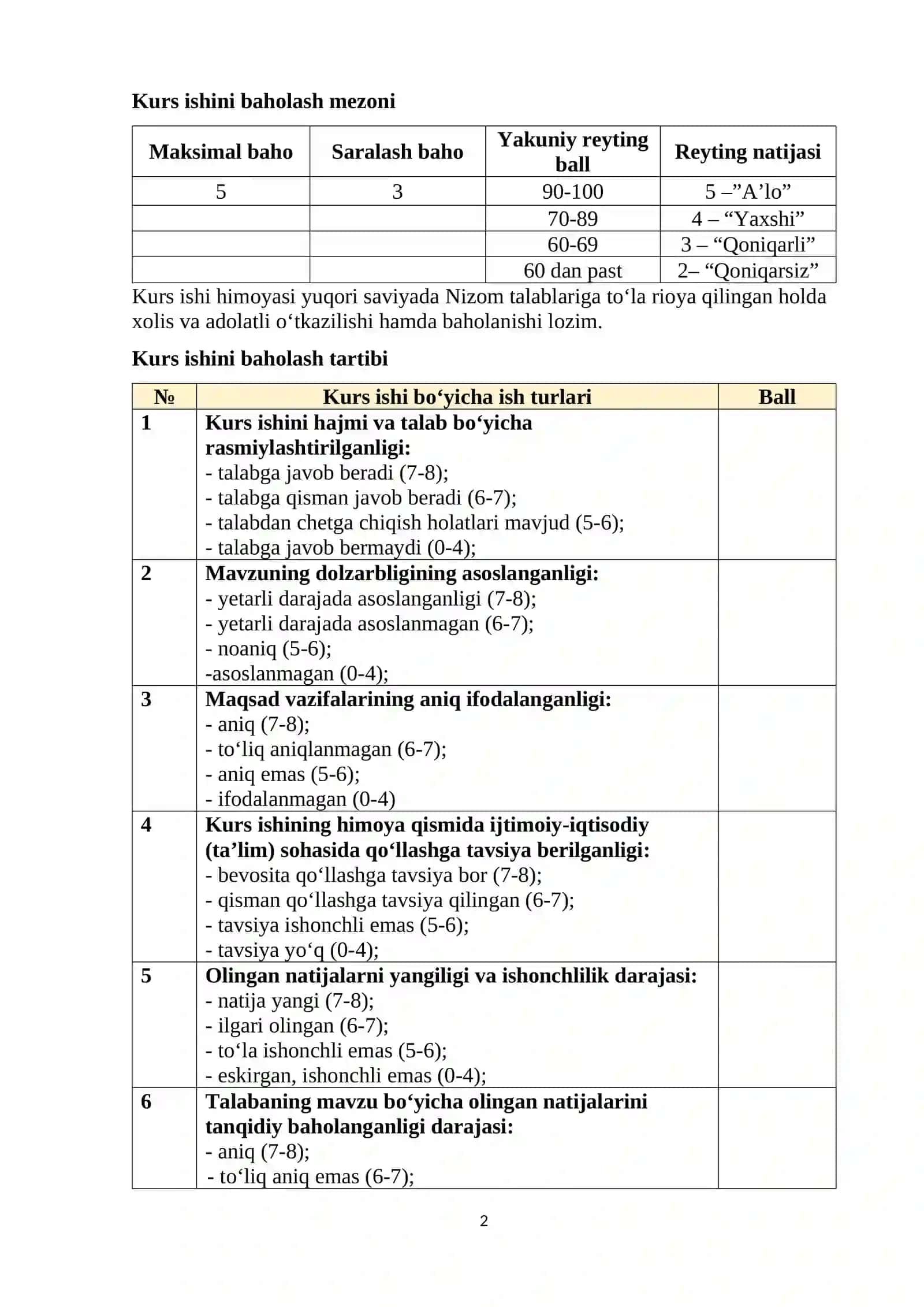 O’zbekcha interfeysdagi WORDPAD dasturi analogini ishlab chiqish 2