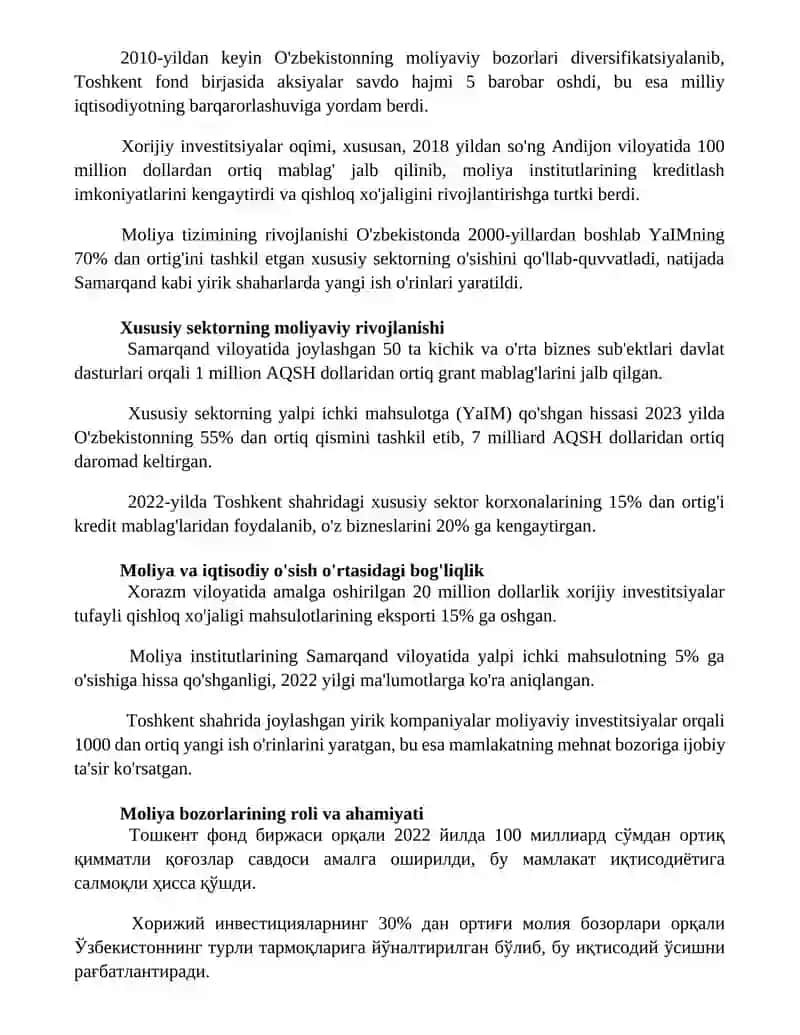 Moliyaning ijtimoiy-iqtisodiy mohiyati 2