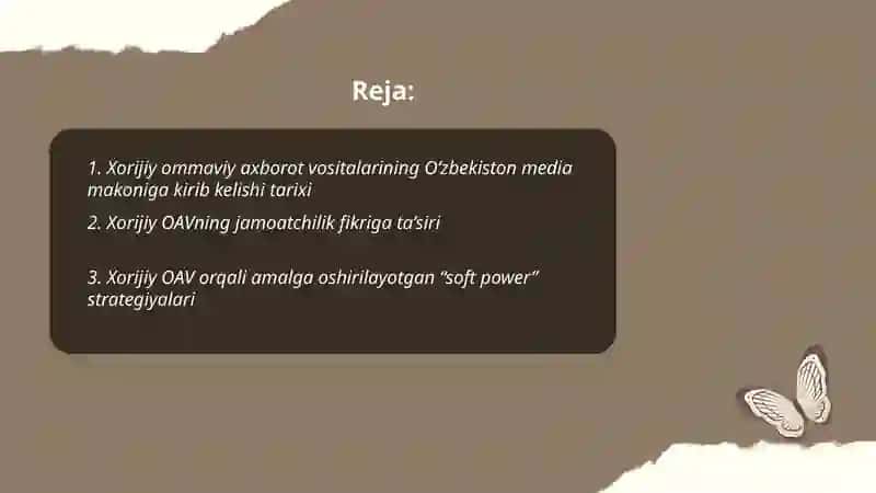 Xorijiy ommaviy axborot vositalarining media makondagi o‘rni 2