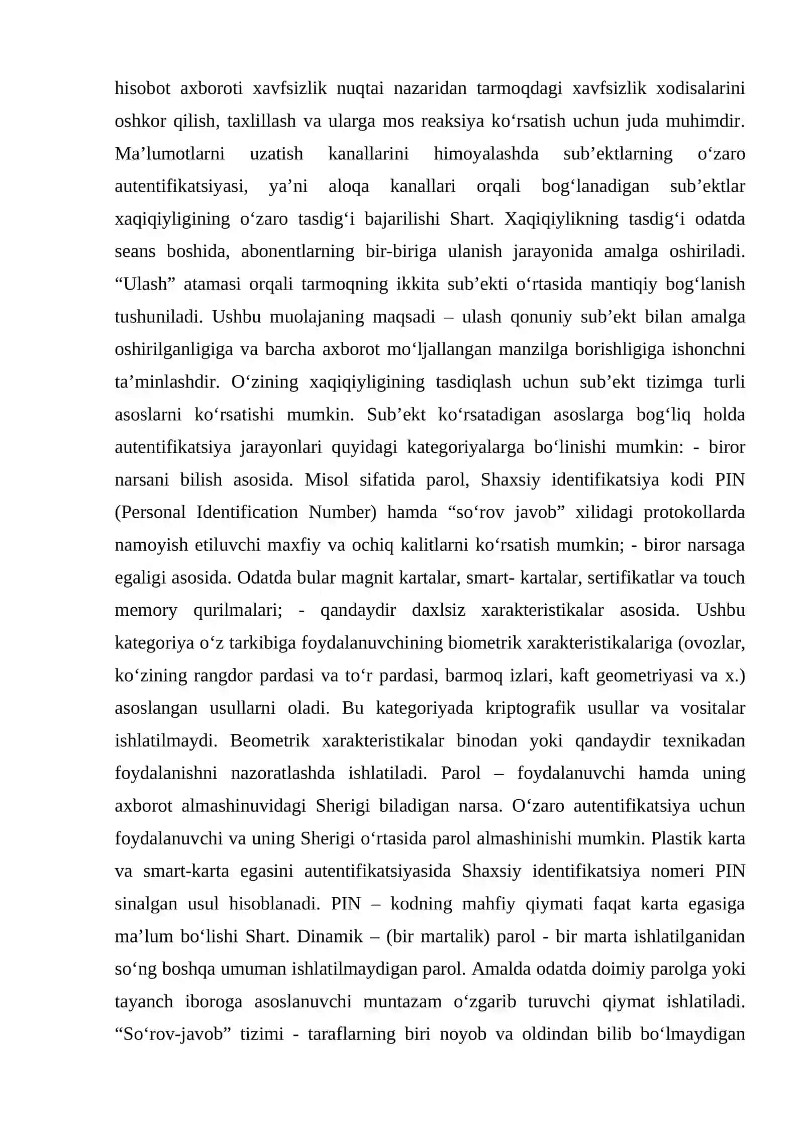 Parollar va sertifikatlar asosida autentifikatsiya 2