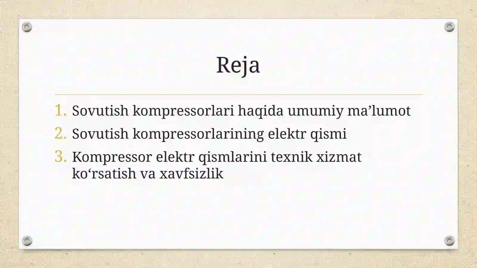 Sovutish kompressorlarining elektr qismi 2