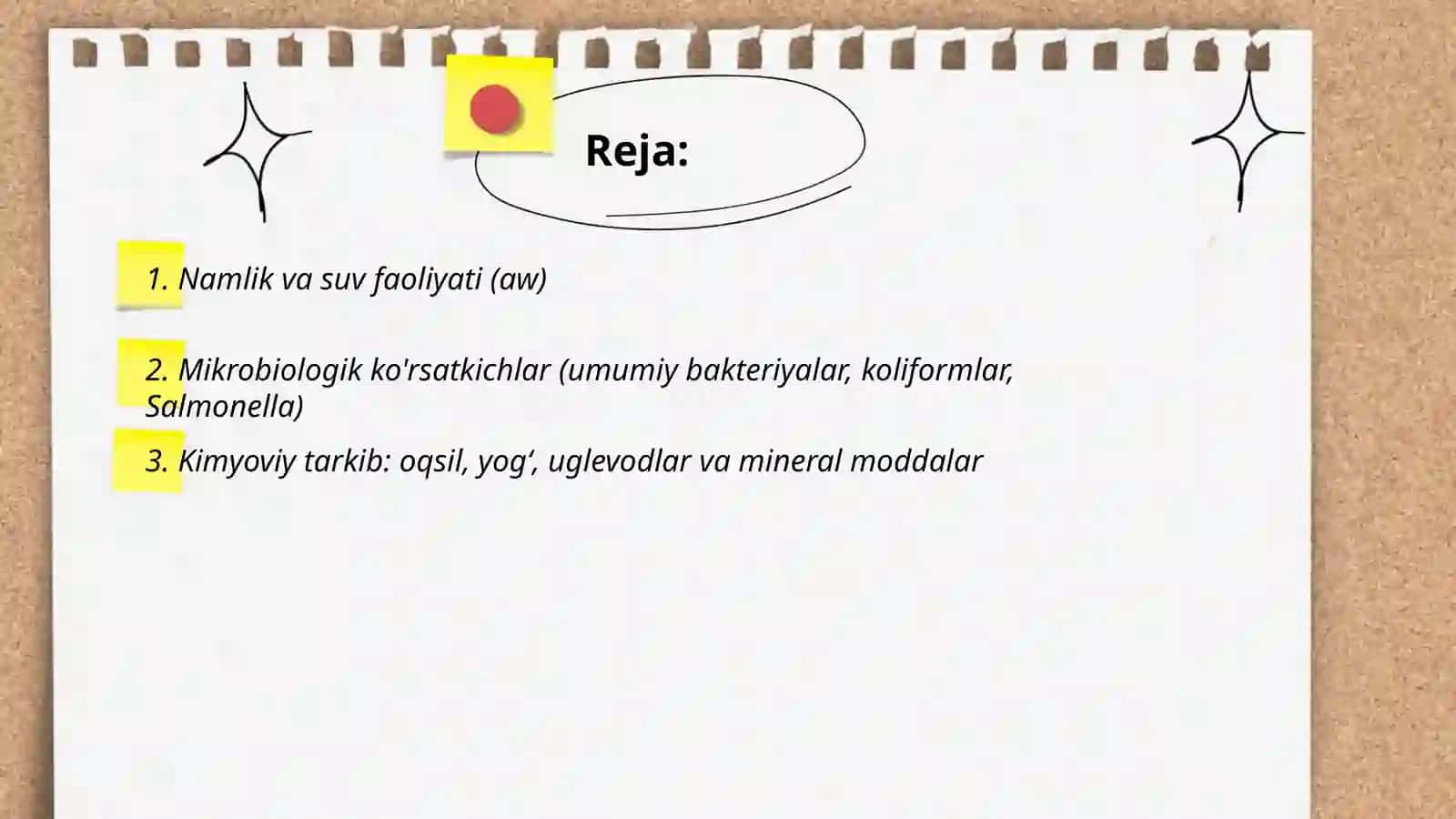 Namlik va suv faoliyati (aw) 2