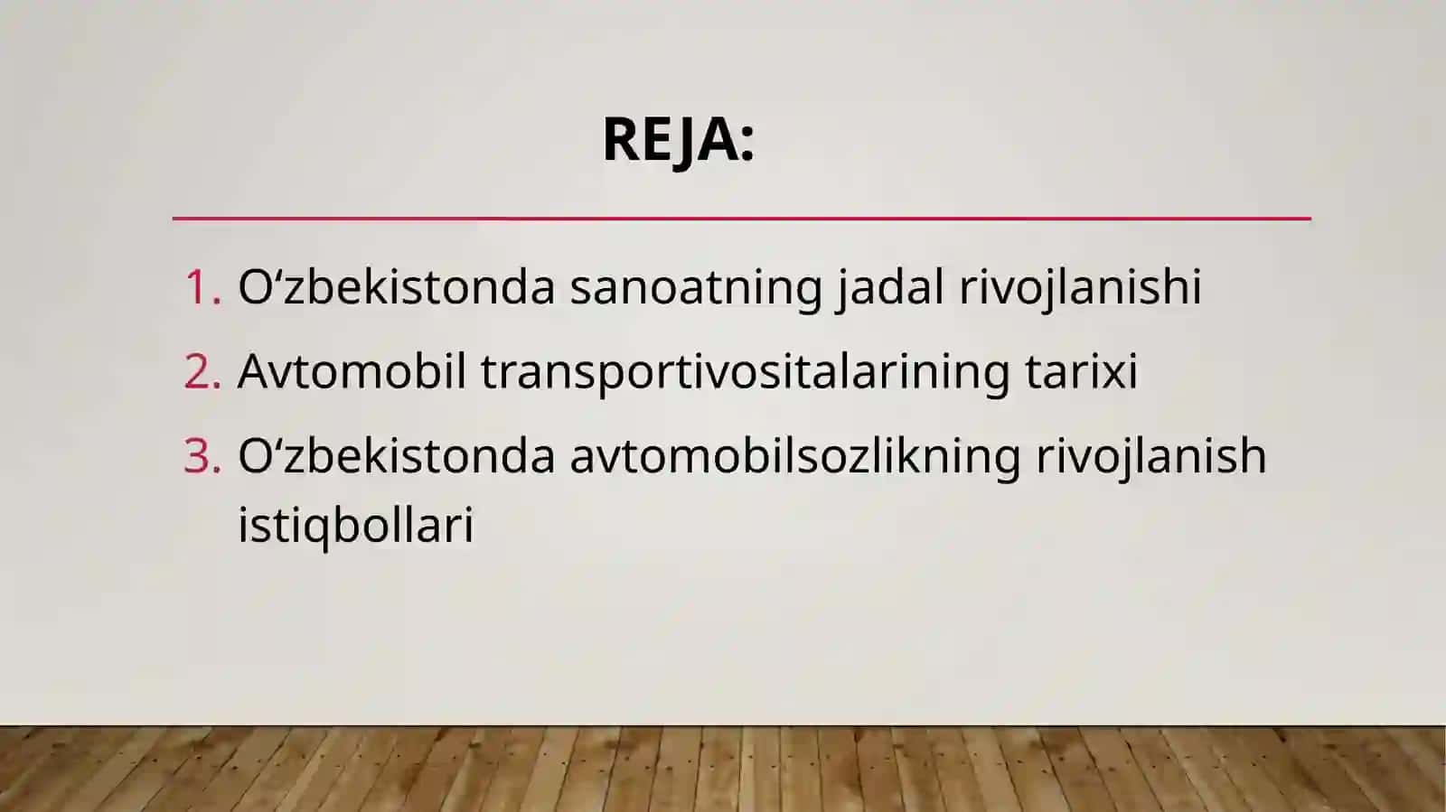 Oʻzbekistonda avtomobilsozlik va Sanoatining rivojlanishi 2