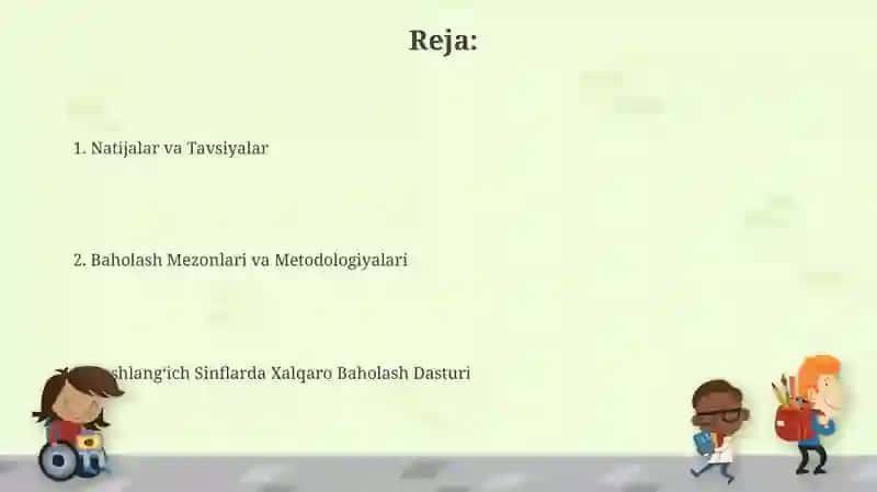 Boshlang'ich sinflarda xalqaro baholash dasturi 2
