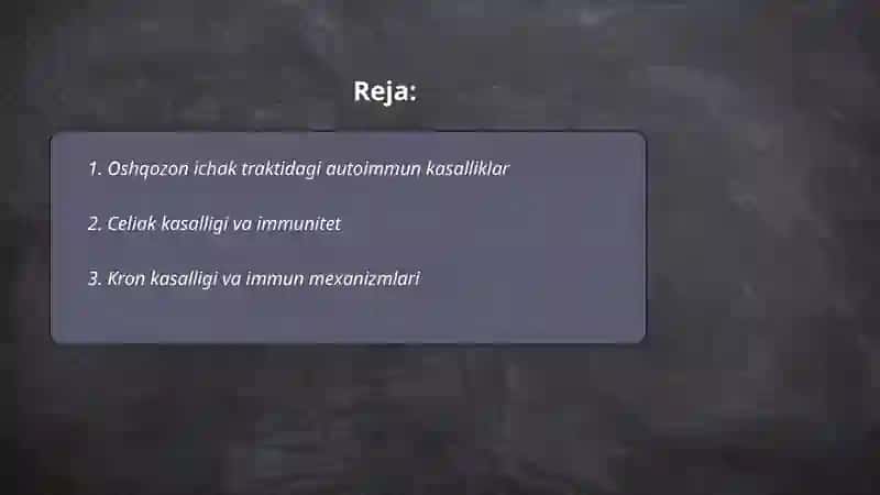 Oshqozon ichak traktining immonopatalogiyasi 2