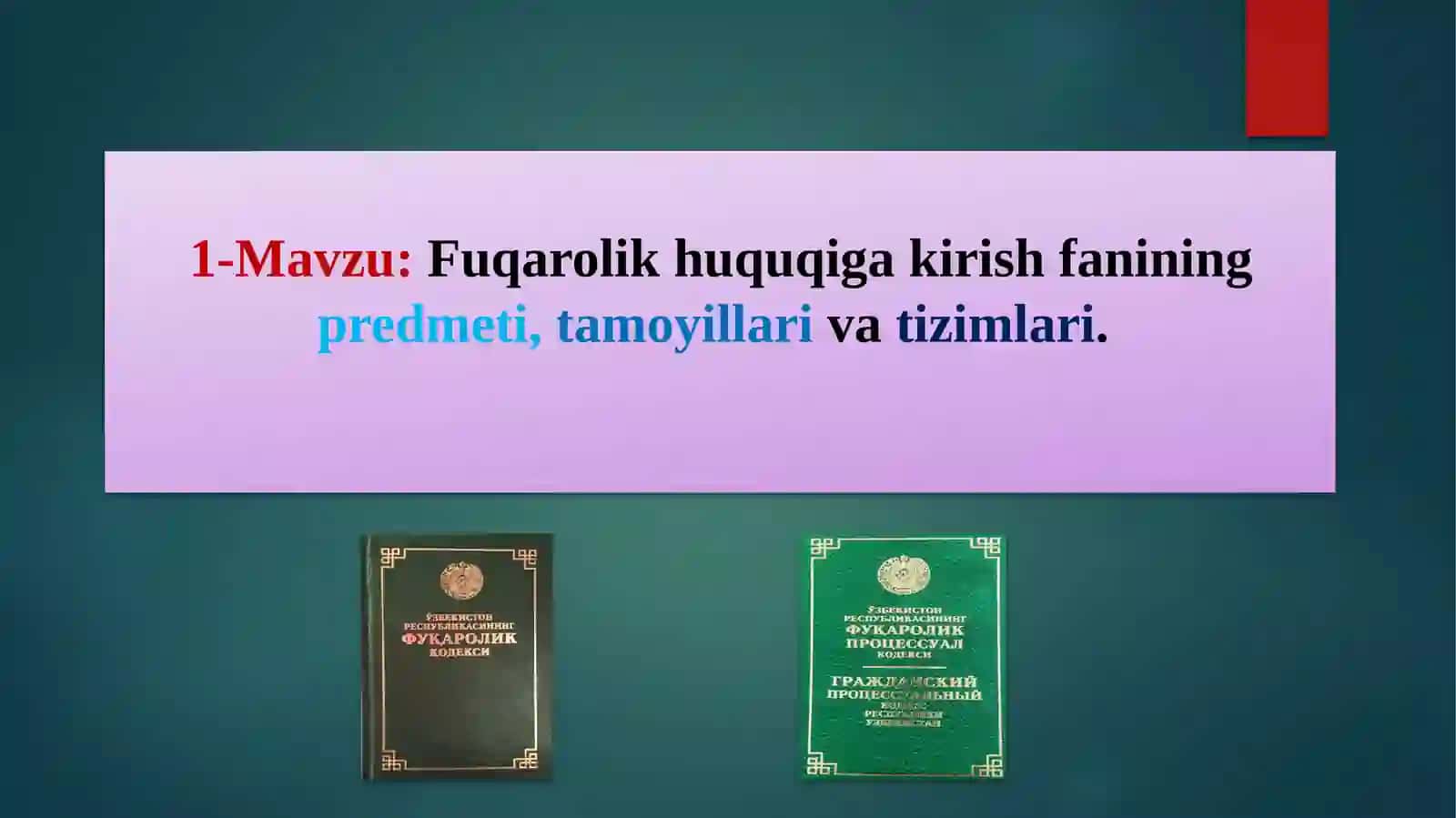 Фан ўқтувчиси: Парадаев Акмал Юлдашевич 2