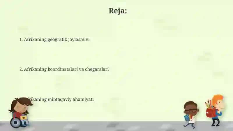 Afrikaning geografik joylashuvi 2