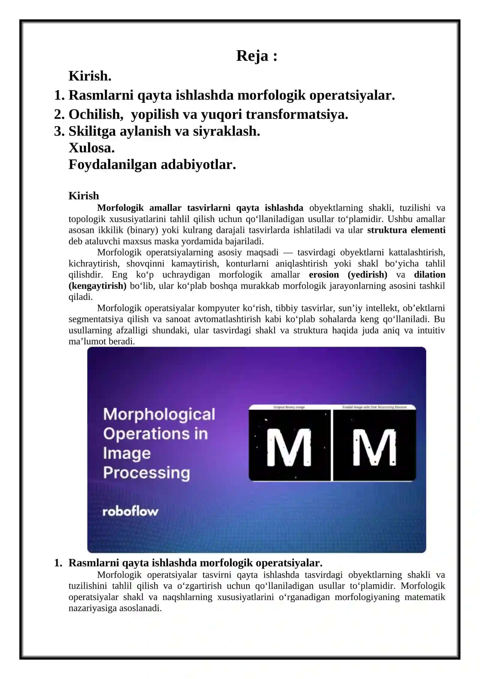 Morfologik sigmation: erotsia va delitatsiya asosida obyekt yaratish 2
