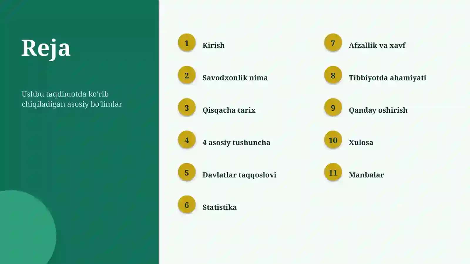 Moliyaviy savodxonlik taqqoslama tahlil va sog'liqni saqlash sohasidagi ahamiyati 2
