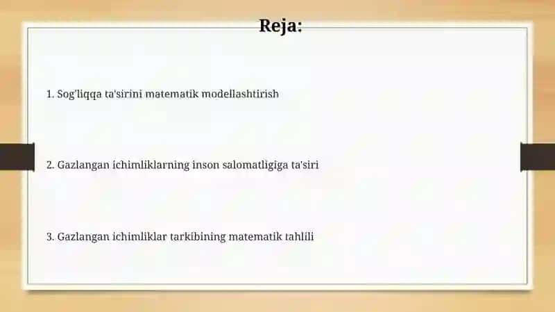 Gazli ichimliklarni inson salomatligiga ta'siri 2