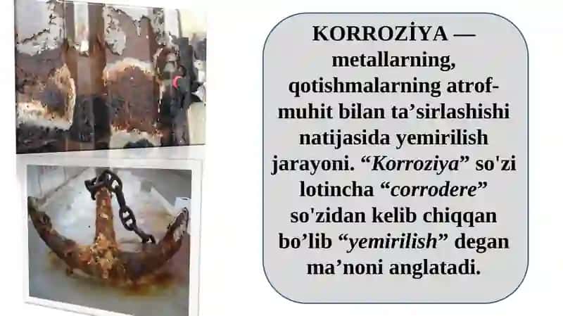 Metallar korroziyasi 2