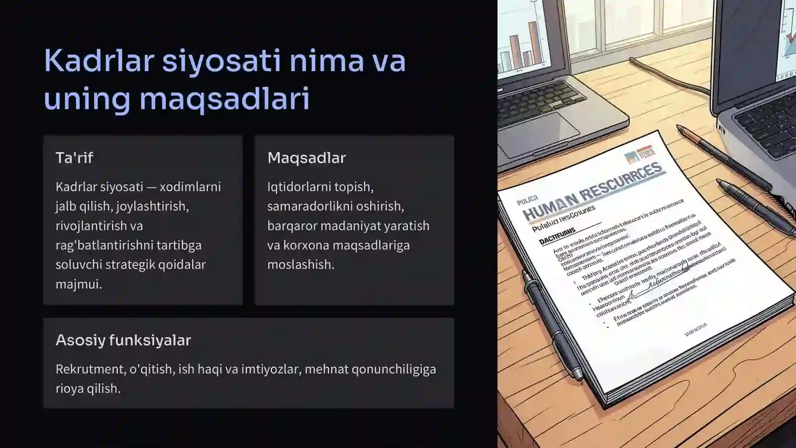 zamonaviy sharoitda kadrlar siyosatining ahamiyati va roʻli 2