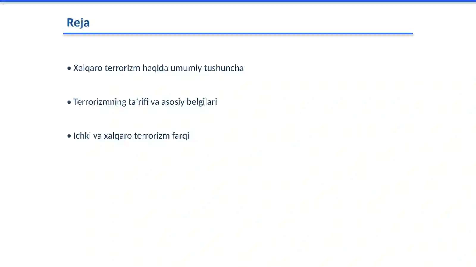 Terrorizmga qarshi kurash tajribasi 2