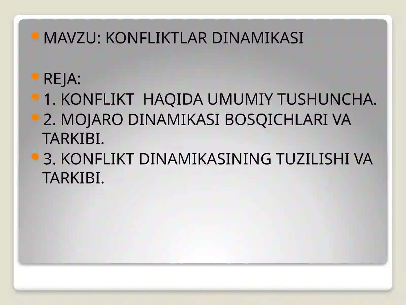 TALAB ASIRAHMONOVA MADINANING IJTIMOIY PSIXOLOGIYA FANIDAN TAYYORLAGAN TAQDIMOTI 2