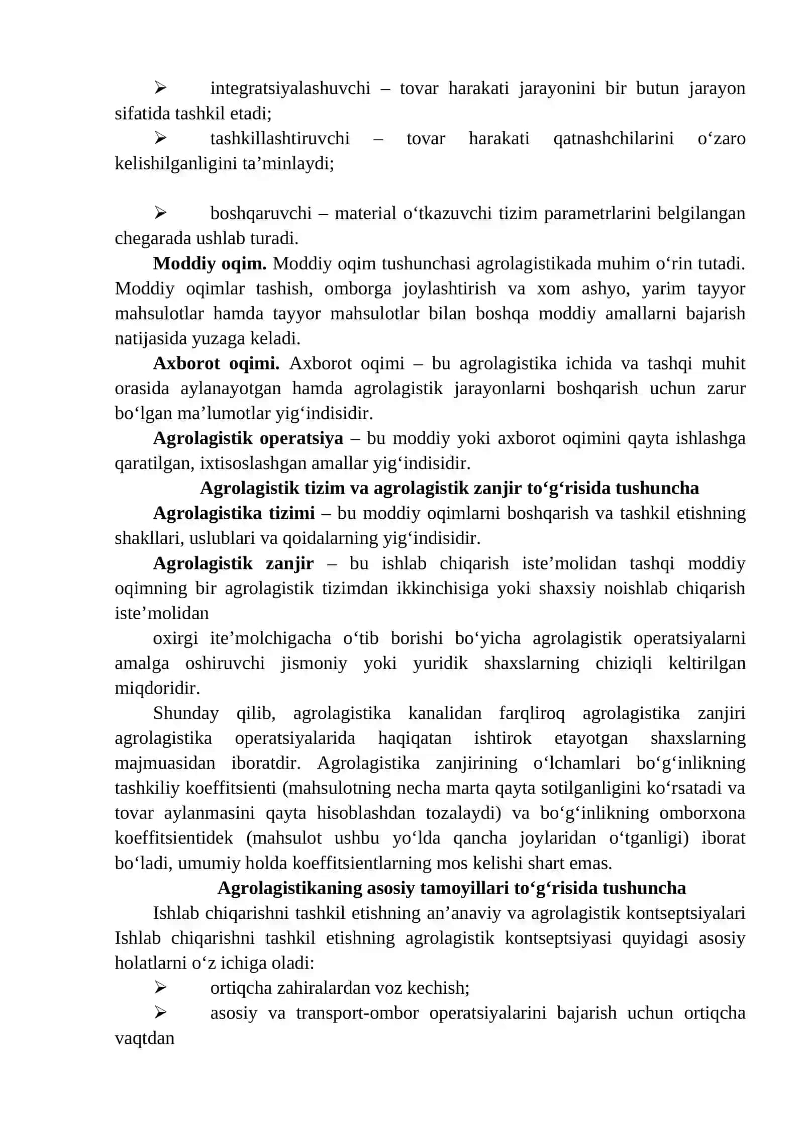 Nazariy Materiallar (Ma’ruzalar Kursi) 2