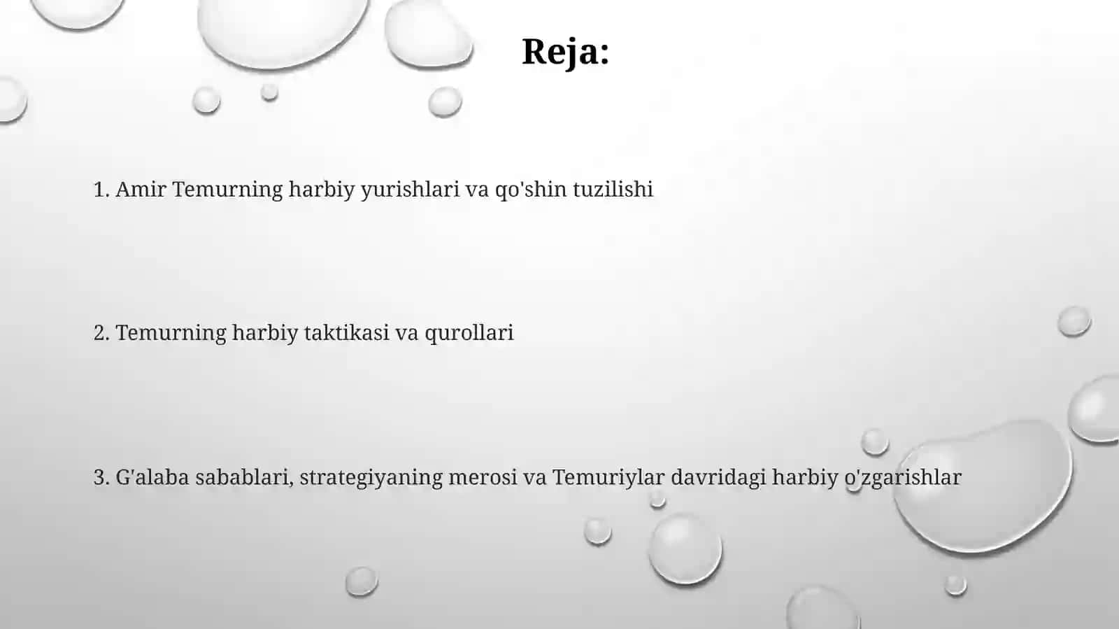 Amir Temuryurishlarivaharbiysanʼatni 2
