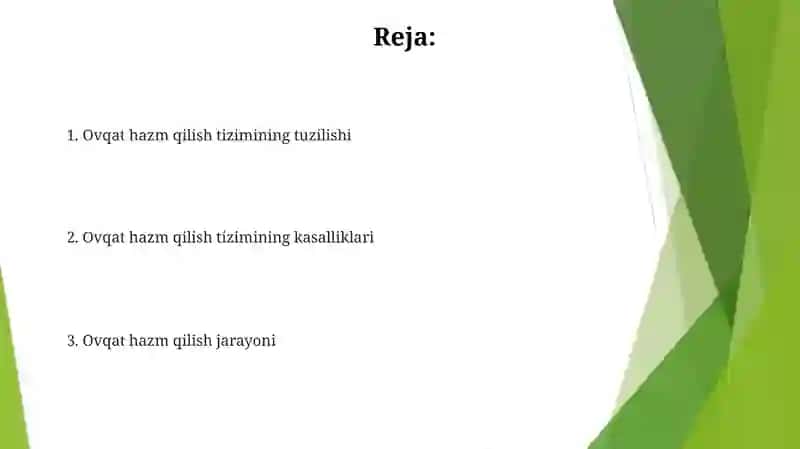Ovqat hazm qilish organi 2
