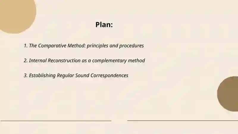 Methods of comparative study of languages 2