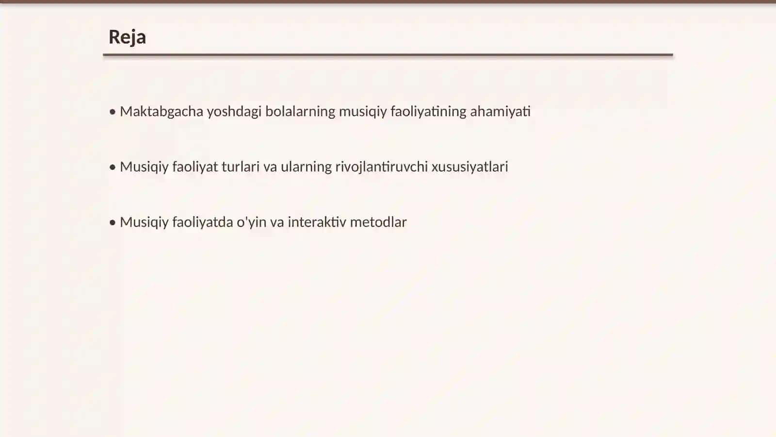 Maktabgacha kichik yoshdagi bolalarning musiqiy faoliyati mazmuni 2