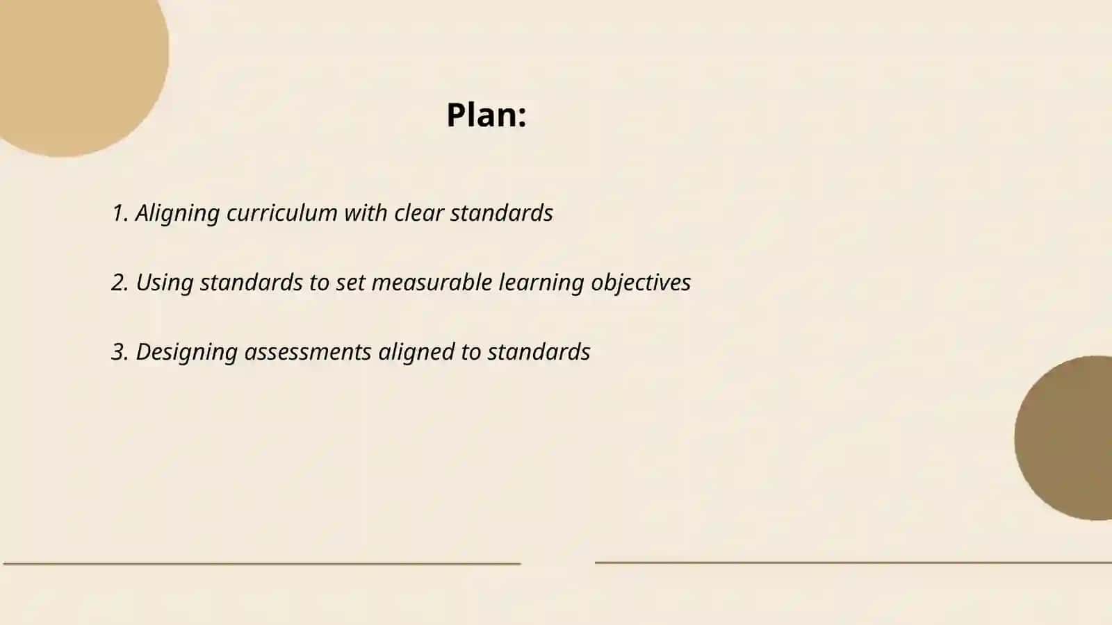 Aligning Curriculum with Clear Standards 2
