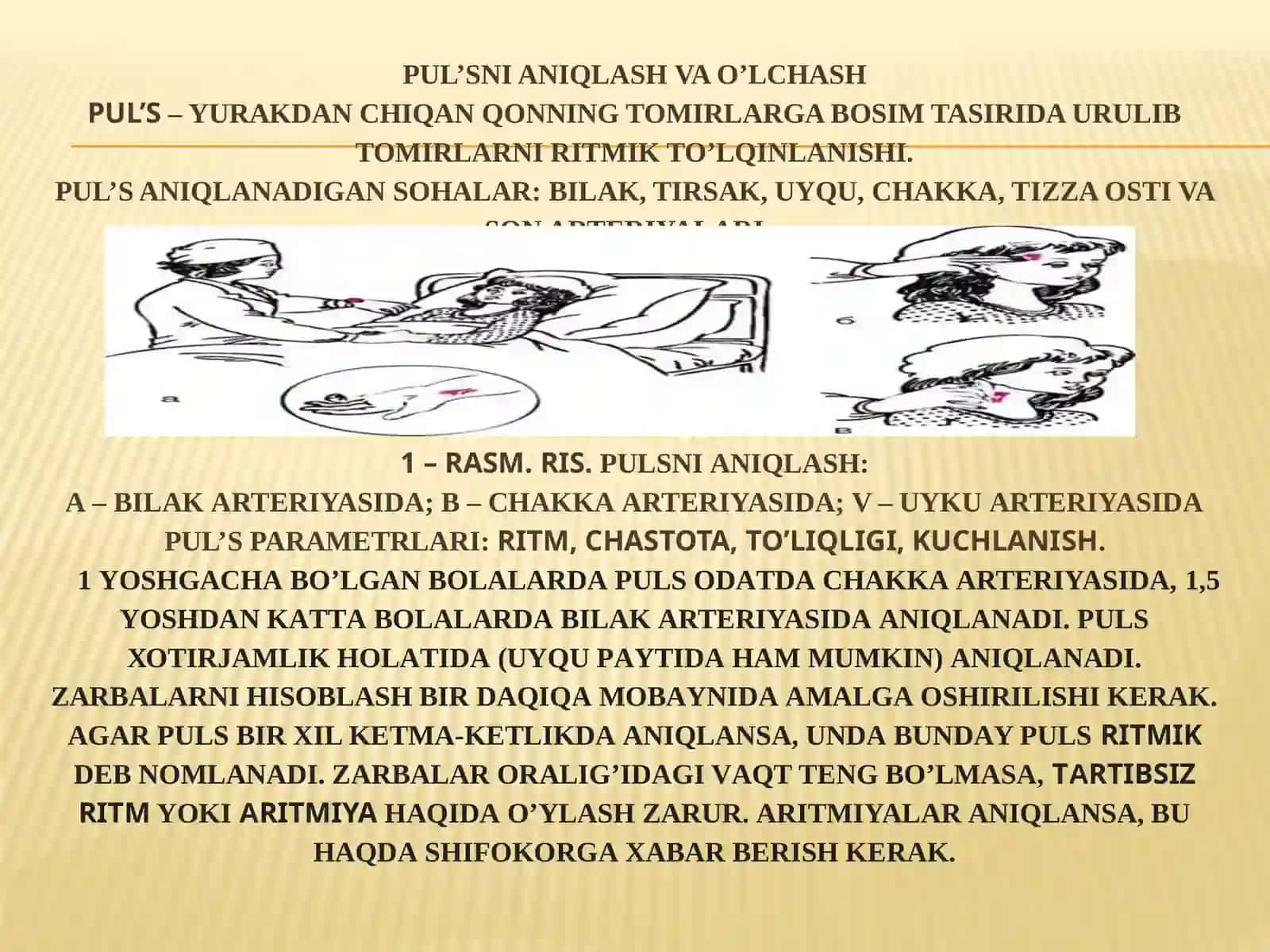 Pul's parametrlari 2