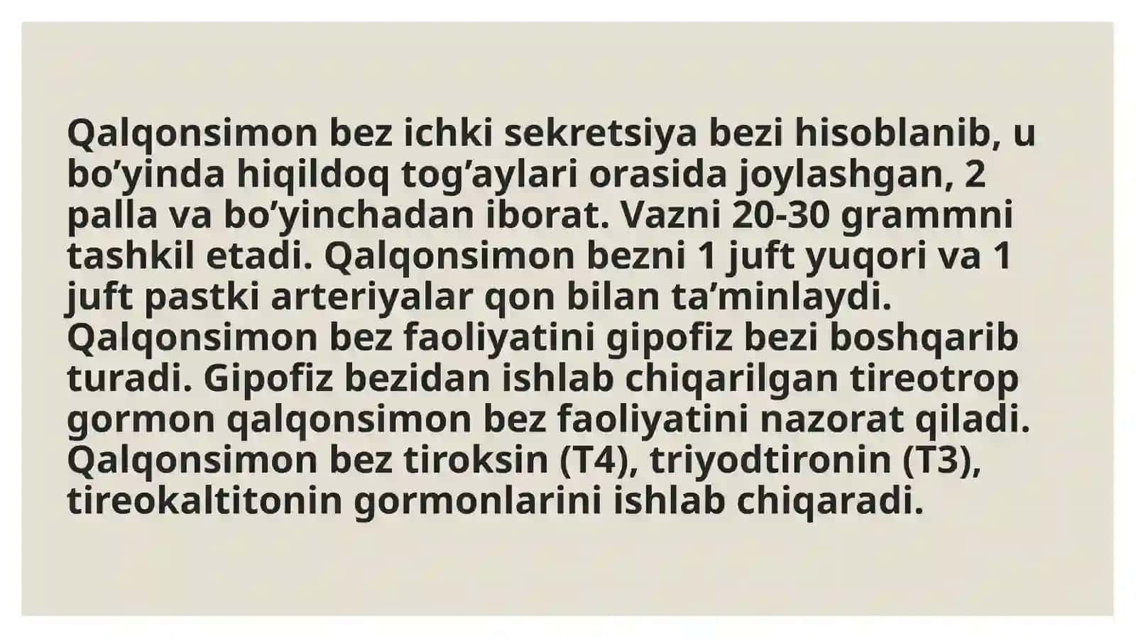 endemik buqoq va gipotireoz patogenezi va davolash ishlari 2