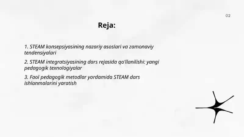 Steam texnologiyasi konsepsiyasining zamonaviy tendensiyalari 2
