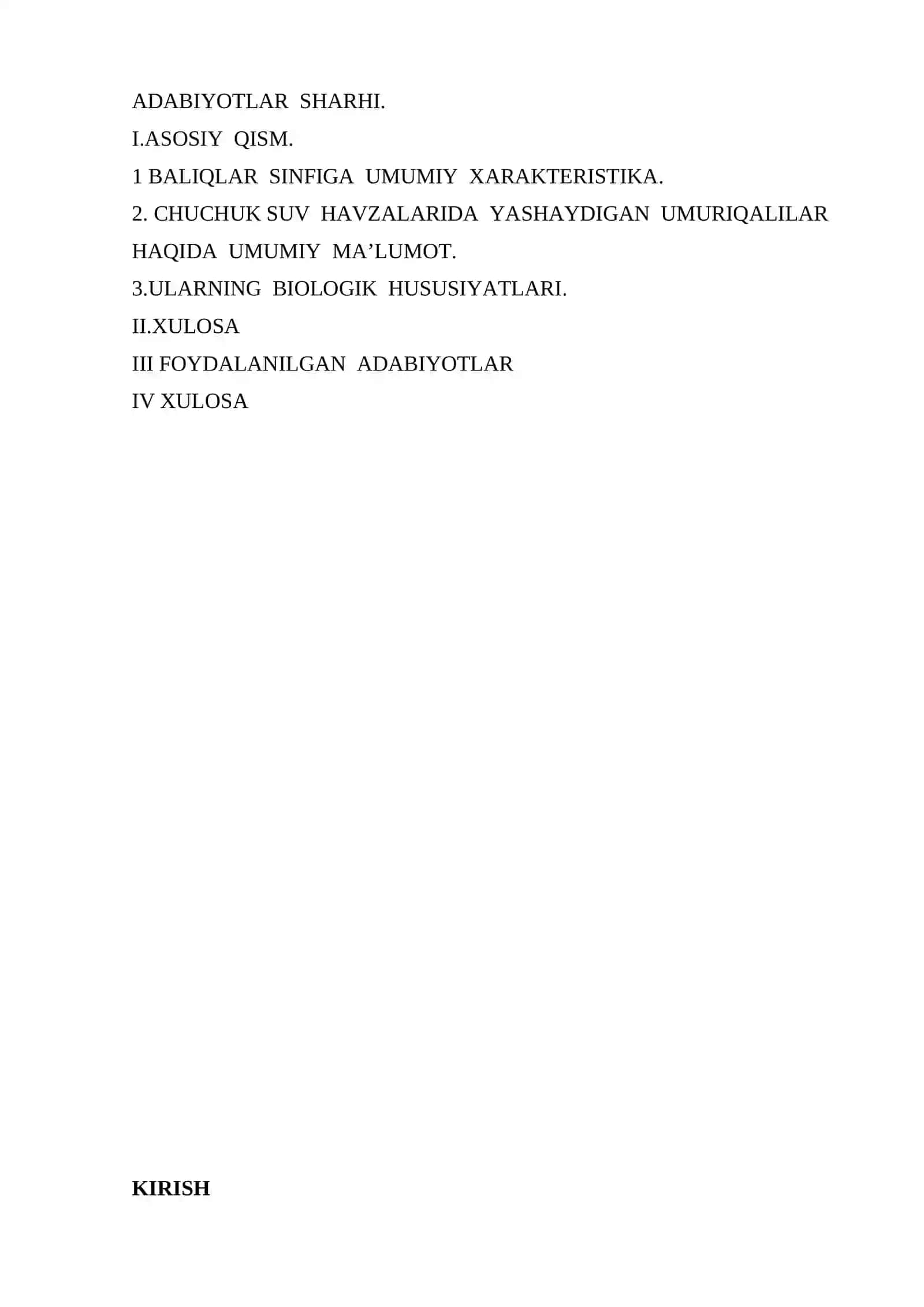 O'zbekiston suv xayzalarida yashovchi umurtqali xayvonlar 2
