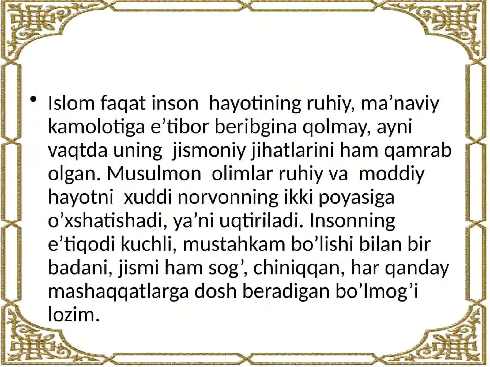 Sharqning buyuk allomalarixalq milliy o`yinlari haqida 2