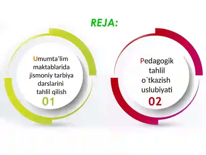 Jismoniy tarbiya darslari dapedagogik tahlil o`tkazish uslubiyati 2