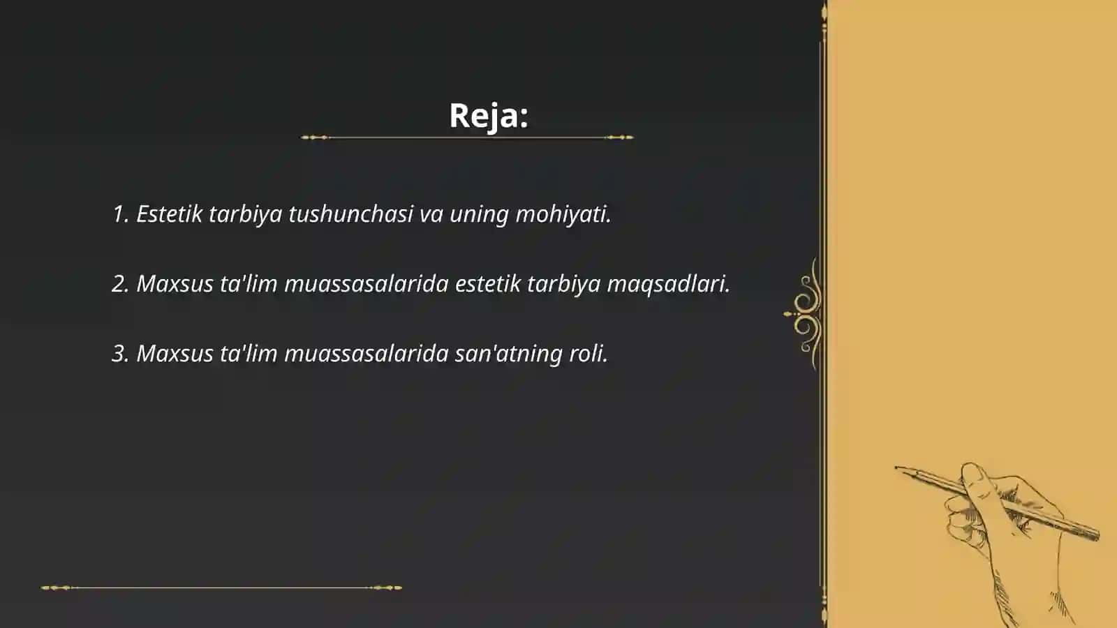 Maxsus ta‘lim muasasalarida estetik tarbiya va uni tashkil etish yo‘llari 2