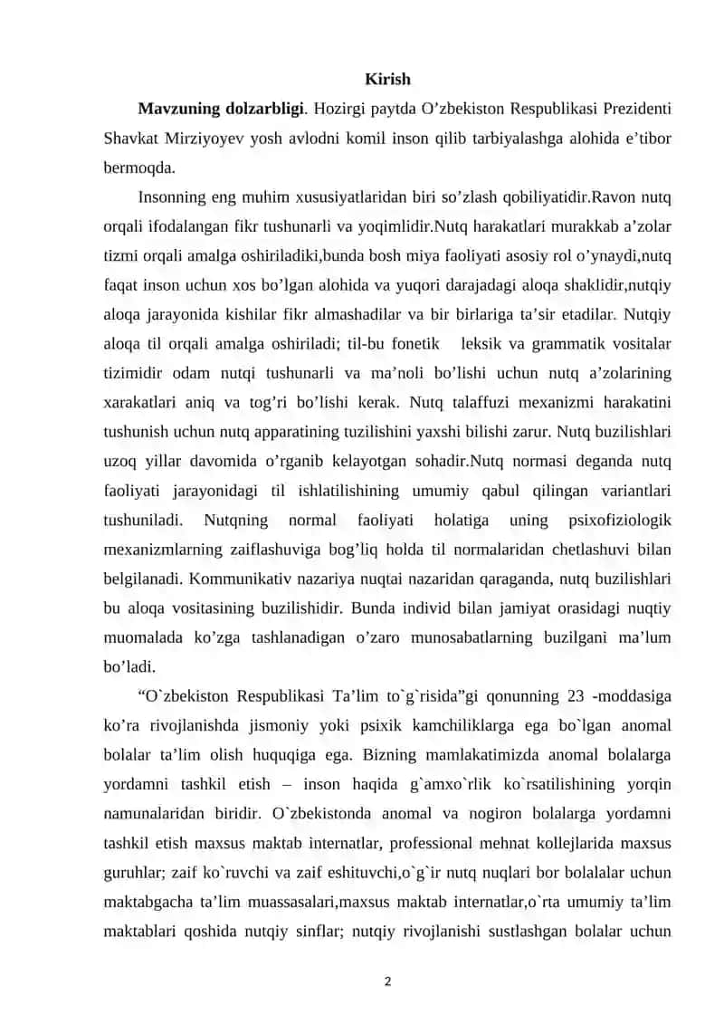 BOLALARNI DIALOGIK NUTQQA O'RGATISHNING VAZIFALARI VA MAZMUNI 2