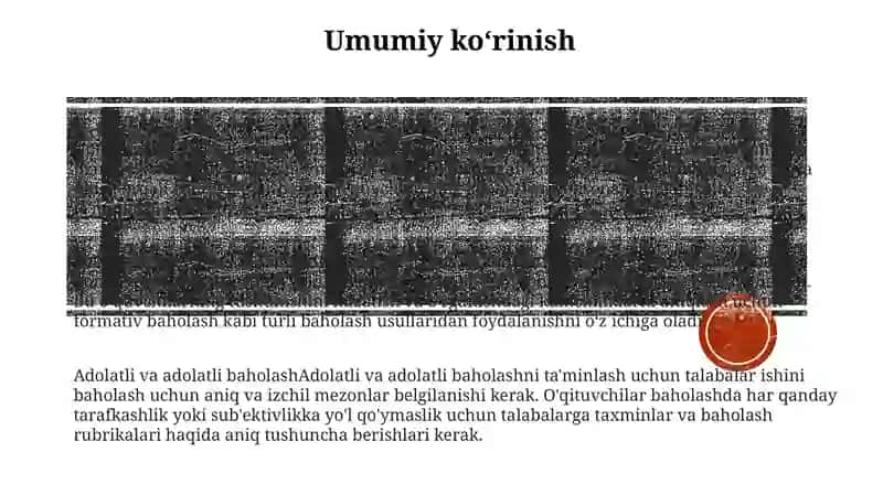 O'Quvchilarning Bilim Va Ko'Nikmalarini Nazorat Qilish 2