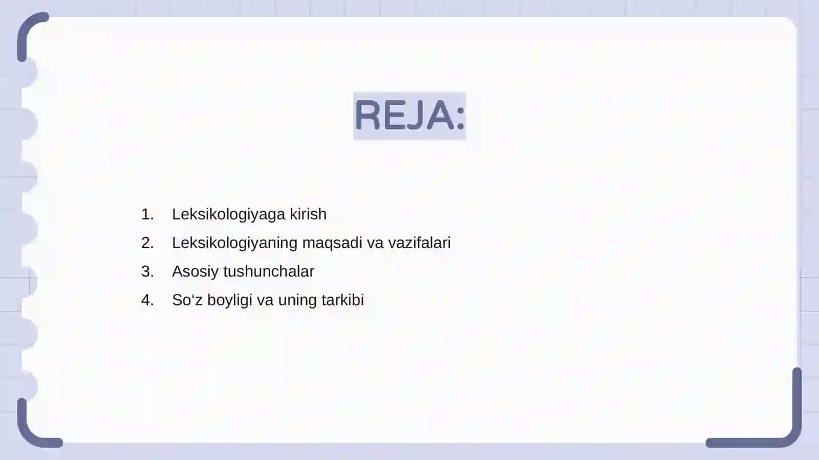 Leksikologiya haqida umumiy maʼlumot 2