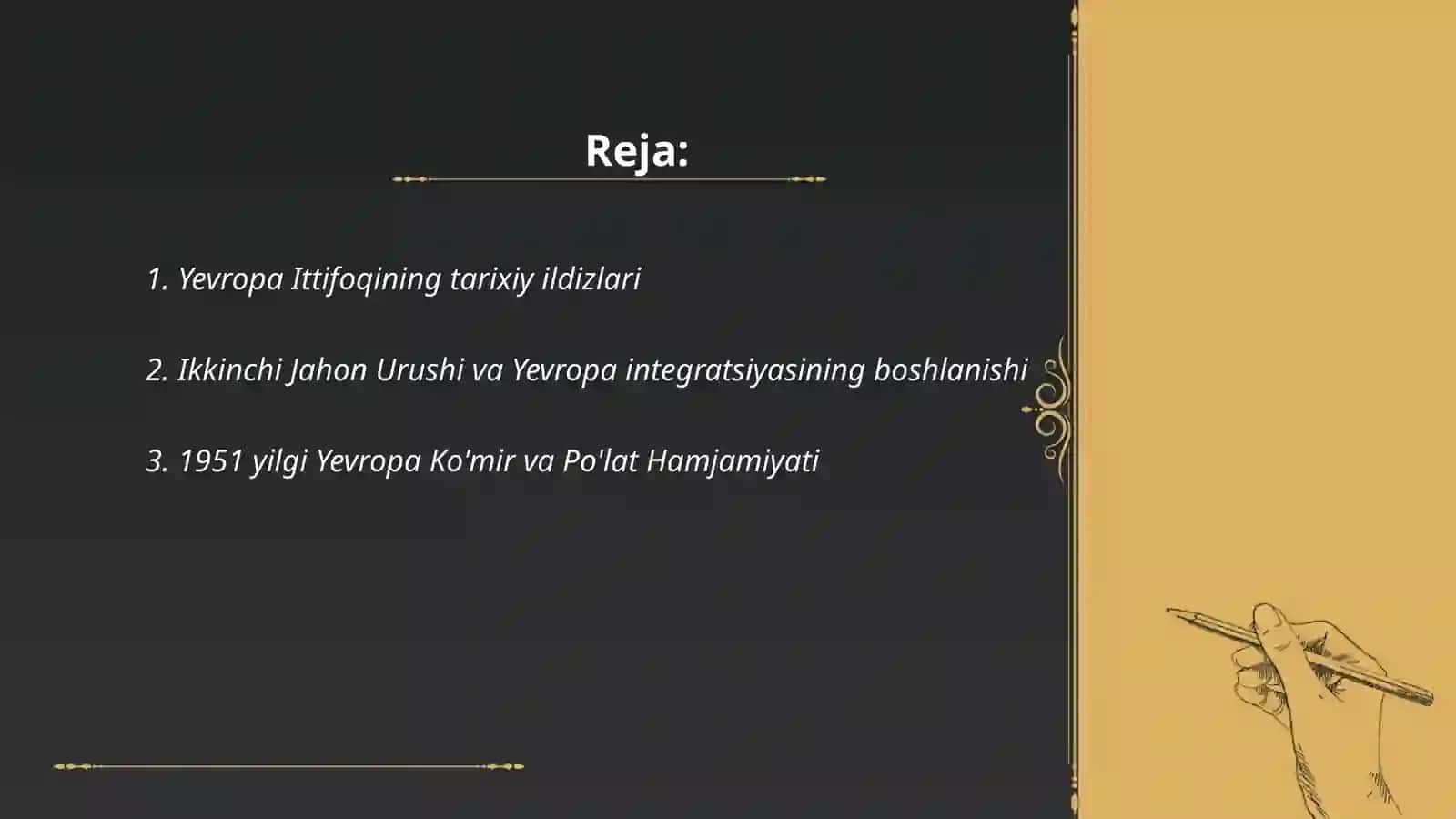 Yevropa Ittifoqining tashkil topishi va faoliyati 2