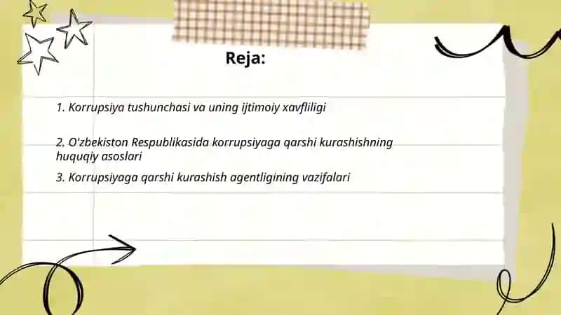 "Korrupsiyaga qarshi kurashish tog'risida" 2