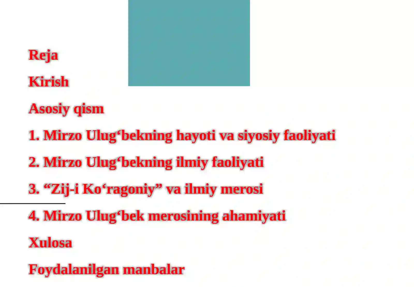 Mirzo Ulug‘bek 2