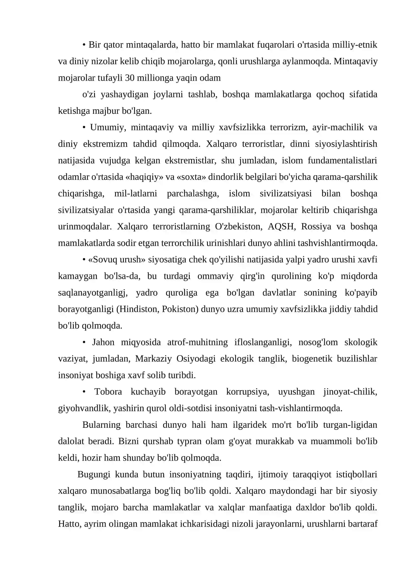 O'ZBEKISTON VA JAHON HAMJAMIYATI 2
