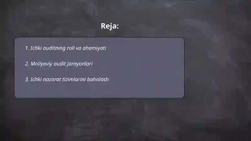 Ichki audit vazifalari 2