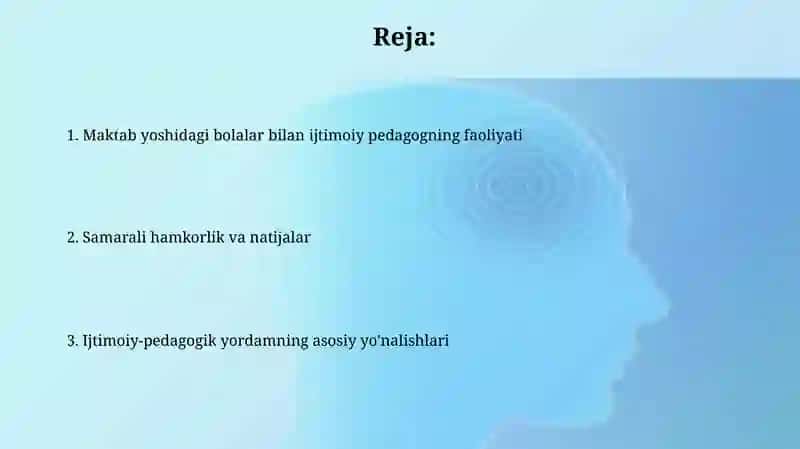 Ijtimoiy pedagogning maktab yoshidagi bolalar bilan olib boriladigan faoliyati 2